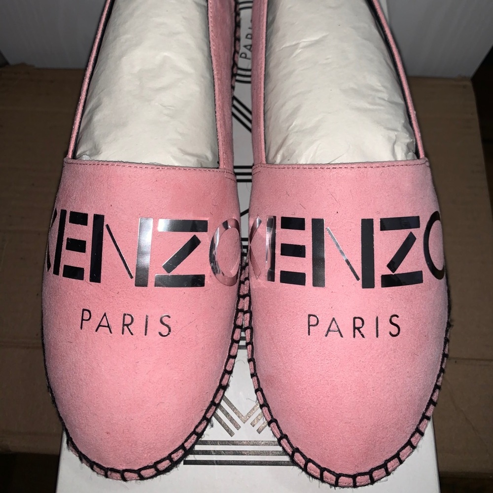 Kenzo Paris pink espadrilles
